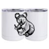 10 oz. White Stainless Steel Short Tumbler Thumbnail