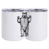 10 oz. White Stainless Steel Short Tumbler Thumbnail