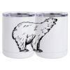 10 oz. White Stainless Steel Short Tumbler Thumbnail