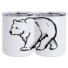 10 oz. White Stainless Steel Short Tumbler Thumbnail