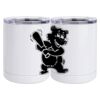 10 oz. White Stainless Steel Short Tumbler Thumbnail
