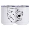 10 oz. White Stainless Steel Short Tumbler Thumbnail