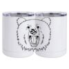 10 oz. White Stainless Steel Short Tumbler Thumbnail