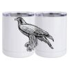 10 oz. White Stainless Steel Short Tumbler Thumbnail