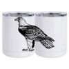 10 oz. White Stainless Steel Short Tumbler Thumbnail
