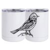 10 oz. White Stainless Steel Short Tumbler Thumbnail