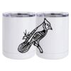 10 oz. White Stainless Steel Short Tumbler Thumbnail