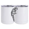 10 oz. White Stainless Steel Short Tumbler Thumbnail