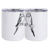 10 oz. White Stainless Steel Short Tumbler Thumbnail