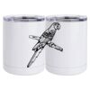 10 oz. White Stainless Steel Short Tumbler Thumbnail