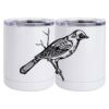 10 oz. White Stainless Steel Short Tumbler Thumbnail