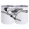 10 oz. White Stainless Steel Short Tumbler Thumbnail