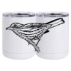 10 oz. White Stainless Steel Short Tumbler Thumbnail