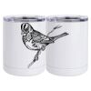 10 oz. White Stainless Steel Short Tumbler Thumbnail