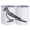 10 oz. White Stainless Steel Short Tumbler Thumbnail