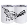 10 oz. White Stainless Steel Short Tumbler Thumbnail