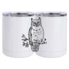 10 oz. White Stainless Steel Short Tumbler Thumbnail