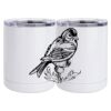 10 oz. White Stainless Steel Short Tumbler Thumbnail