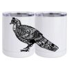 10 oz. White Stainless Steel Short Tumbler Thumbnail