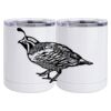 10 oz. White Stainless Steel Short Tumbler Thumbnail