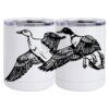 10 oz. White Stainless Steel Short Tumbler Thumbnail