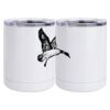 10 oz. White Stainless Steel Short Tumbler Thumbnail