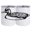 10 oz. White Stainless Steel Short Tumbler Thumbnail
