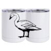 10 oz. White Stainless Steel Short Tumbler Thumbnail
