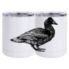 10 oz. White Stainless Steel Short Tumbler Thumbnail