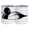 10 oz. White Stainless Steel Short Tumbler Thumbnail