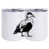 10 oz. White Stainless Steel Short Tumbler Thumbnail