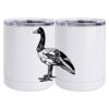 10 oz. White Stainless Steel Short Tumbler Thumbnail
