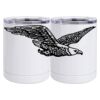 10 oz. White Stainless Steel Short Tumbler Thumbnail