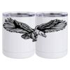 10 oz. White Stainless Steel Short Tumbler Thumbnail