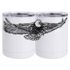 10 oz. White Stainless Steel Short Tumbler Thumbnail