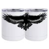 10 oz. White Stainless Steel Short Tumbler Thumbnail