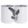 10 oz. White Stainless Steel Short Tumbler Thumbnail
