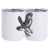 10 oz. White Stainless Steel Short Tumbler Thumbnail