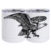 10 oz. White Stainless Steel Short Tumbler Thumbnail