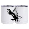 10 oz. White Stainless Steel Short Tumbler Thumbnail