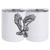 10 oz. White Stainless Steel Short Tumbler Thumbnail