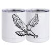 10 oz. White Stainless Steel Short Tumbler Thumbnail