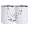10 oz. White Stainless Steel Short Tumbler Thumbnail