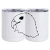 10 oz. White Stainless Steel Short Tumbler Thumbnail