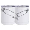 10 oz. White Stainless Steel Short Tumbler Thumbnail
