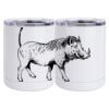 10 oz. White Stainless Steel Short Tumbler Thumbnail