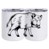 10 oz. White Stainless Steel Short Tumbler Thumbnail