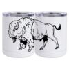 10 oz. White Stainless Steel Short Tumbler Thumbnail