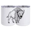 10 oz. White Stainless Steel Short Tumbler Thumbnail