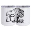 10 oz. White Stainless Steel Short Tumbler Thumbnail